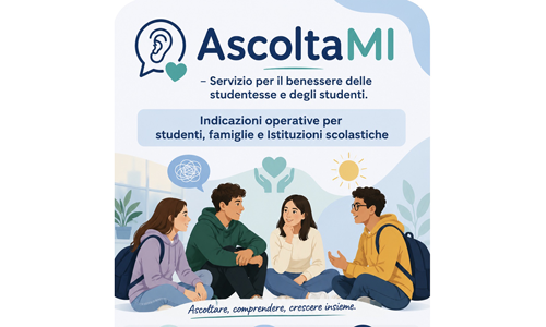 “AscoltaMI” – Servizio per il benessere delle studentesse e degli studenti
