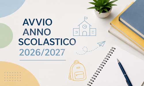 Avvio dell'anno scolastico 2026-2027